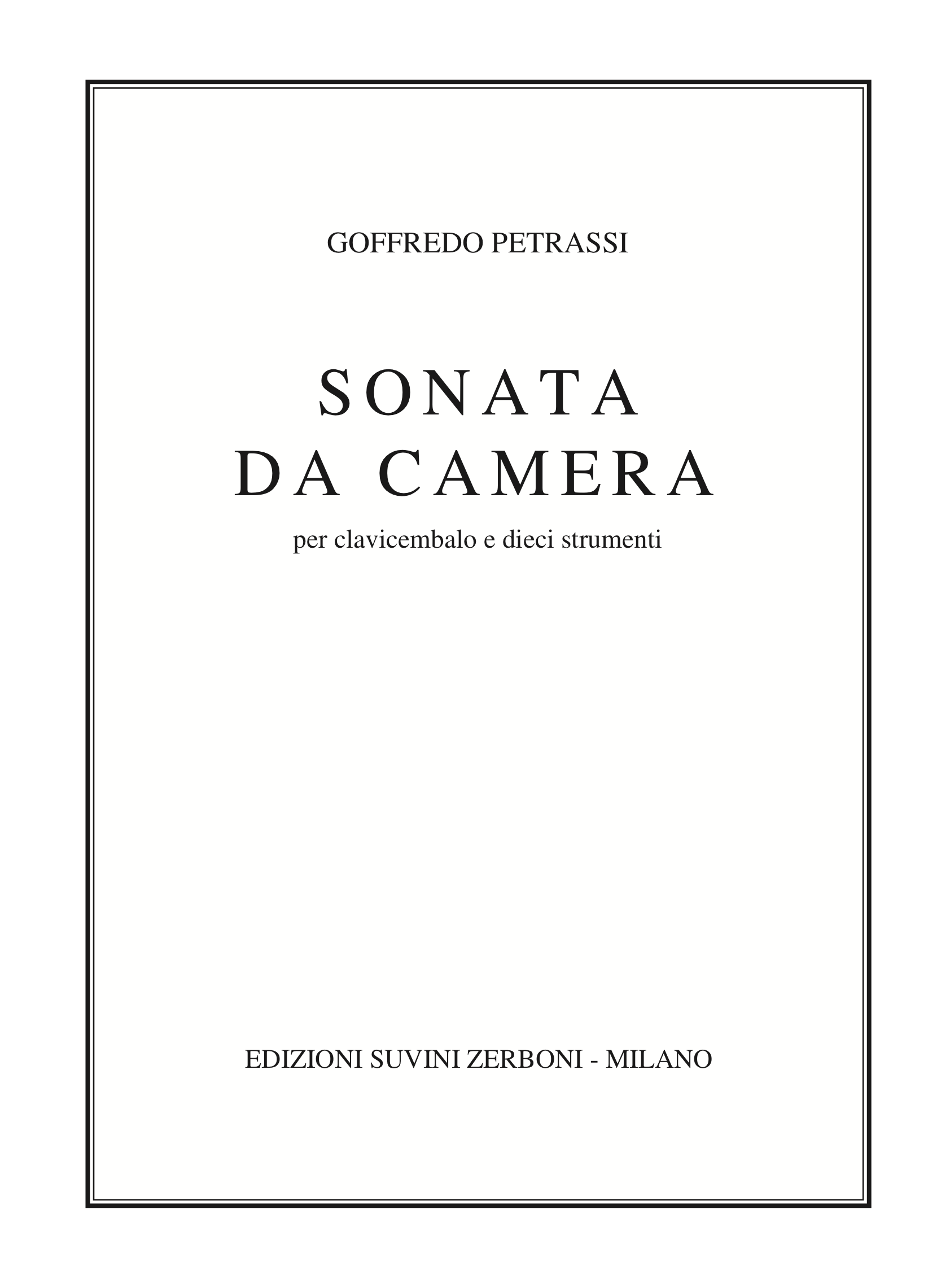 Sonata da camera_per clavicembalo e dieci strumenti_Petrassi 1
